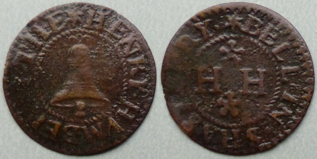 Shaftesbury, Henry Humber AT THE BELL farthing N--- Shaftesbury, Henry Humber AT THE BELL farthing N---